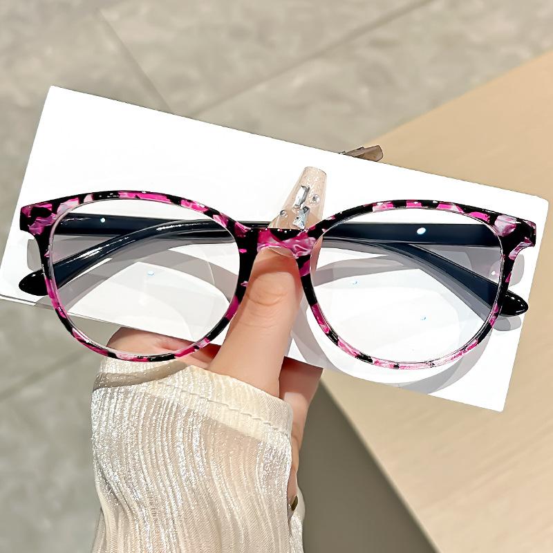 Fashionable Printed Reading Glasses, Anti Blue Light Glasses for Middle-aged and Elderly People, Retro Reading Glasses for Women