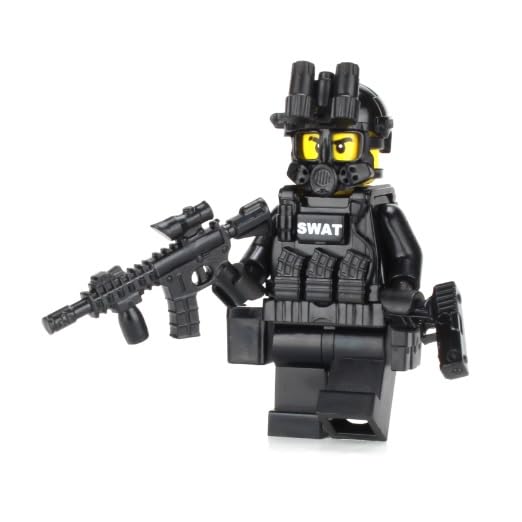 

Минифигурка полицейского штурмовика из отряда SWAT [Боевой кирпич]