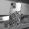 Minimalist Art Totem Pattern Phone Case For iPhone 17 Pro Max  16E 15 14 13 12 11XR XS MAX 7 8 PLUS MINI INS Luxury Matte Cover