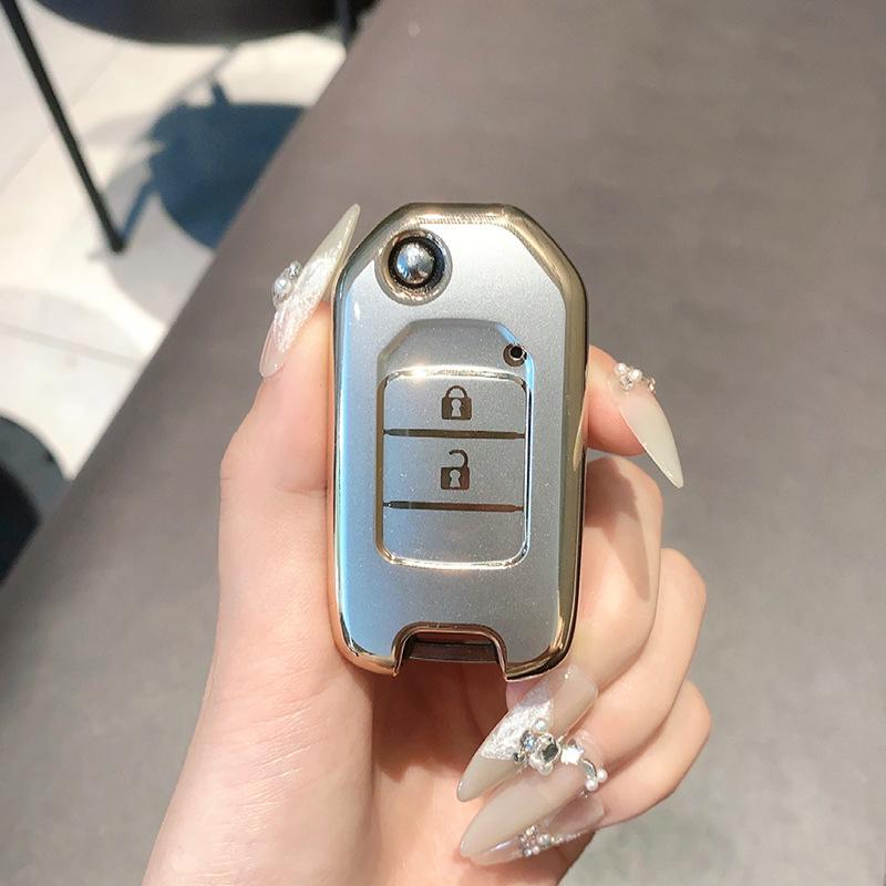 Kryt na klíče pro Honda CRV, Accord, Civic, URV, Vezel, Fit a Lingpai s pouzdrem a přezkou.