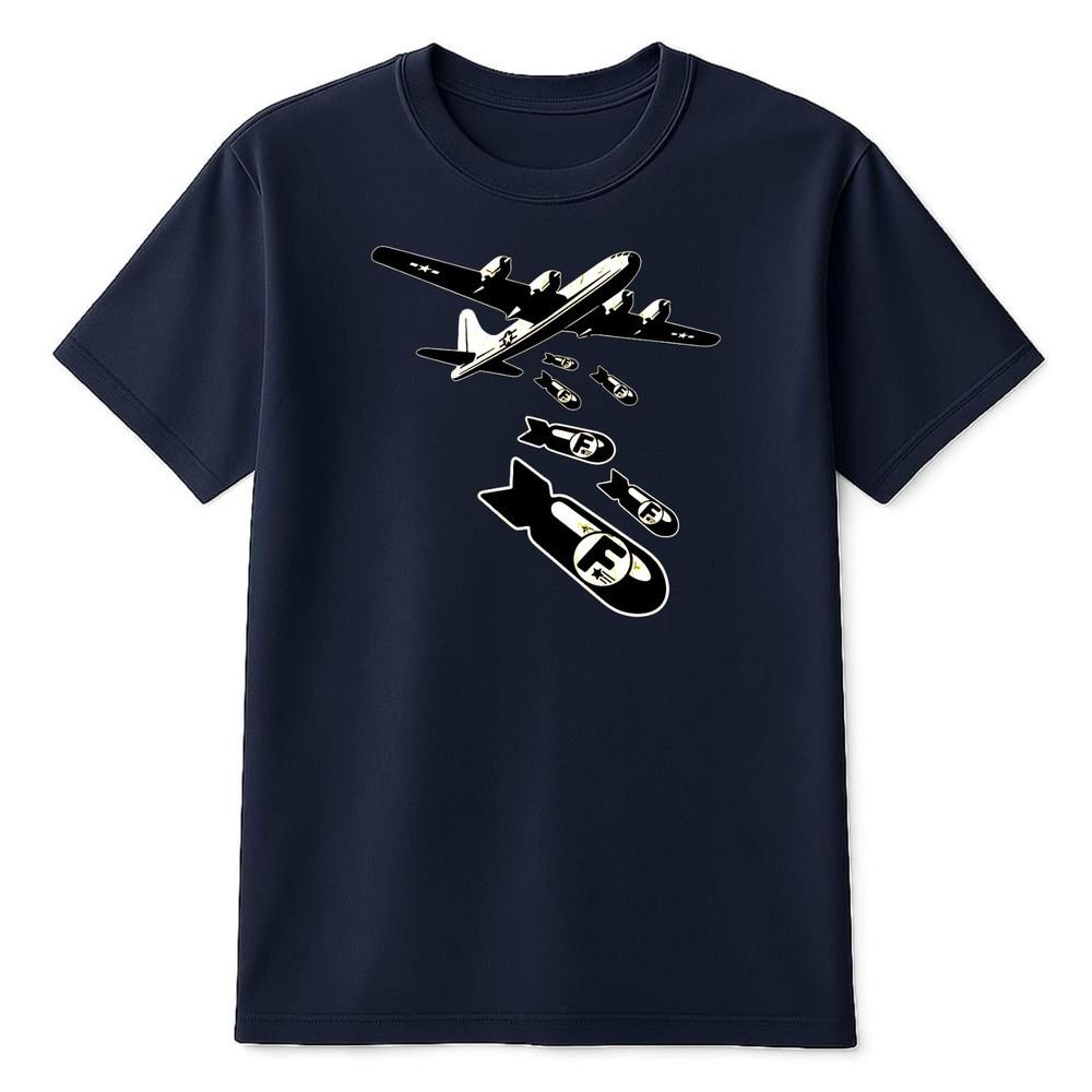 Funny Unisexs TShirt Novelty Airplane FMissile Shirt F Bomb Gifts Unisex Top S