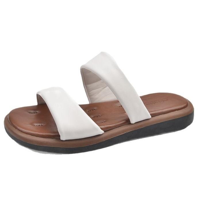 Internet celebrity slippers women's summer wear ins tide 2025 new summer explosion super fire French evening breeze premium sense sandals