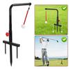 Swing Groover Easy To Install Height Adjustable  Swing Practice Groover Ground Plugged Stable Portable for Practice