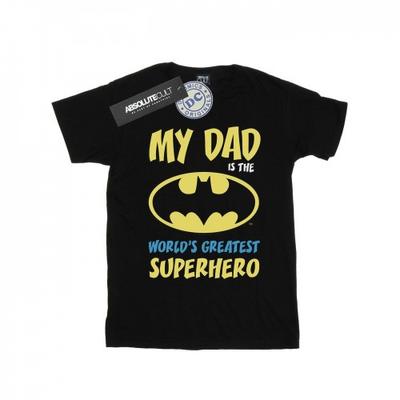 Girls Batman WorldÂ´s Greatest Superhero Cotton T-Shirt