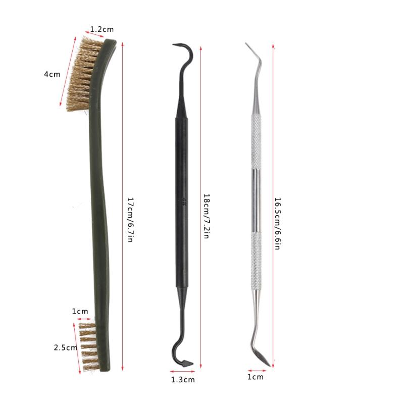 9Pcs Multi-Use Cleaning Brush Set–For Precision Tools, Outdoor Gear, Mechanical Parts&Hobby Model Maintenance,Compact Carry Case