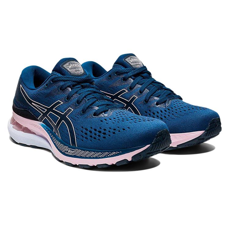 New Asics Gel Kayano 28 Wide 'Mako Blue Barely Rose' Women's 1012B046-402