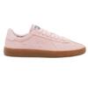 Womens/Ladies Pro Logo Leather Flat Trainers
