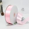 Single Face Ribbons 100% Polyester 20 Solid Color 4 cm Wide Ribbon 100Y for Birthday Decoration