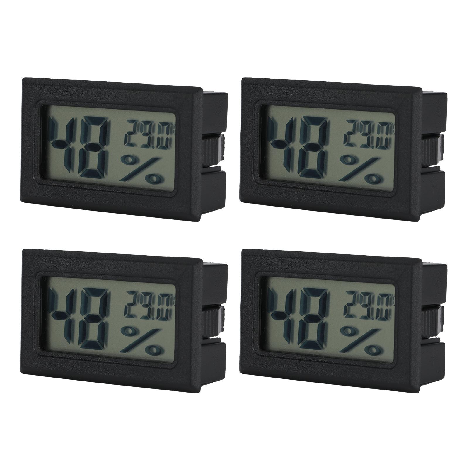 

4 шт. Мини-встраиваемые цифровые измерители температуры и влажности, датчик, комнатный термометр, гигрометр TS 804 B