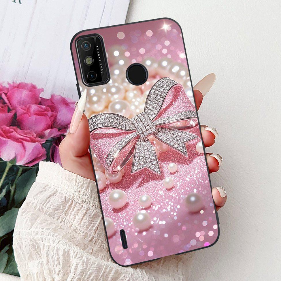 For Tecno Spark 6 Go KE5j KE5k Case For Tecno Spark Go 2020 KE5S Cover Silicone Cute Fashion Flowers Funny Painted Back Cover