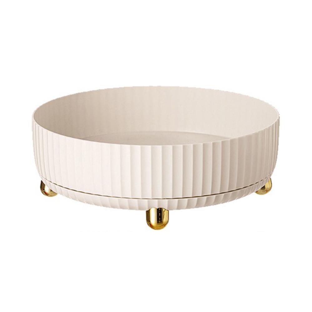 

Plastic Material Makeup Storage Tray Seasoning Bottle Storage Box Lipsticks Organization білий