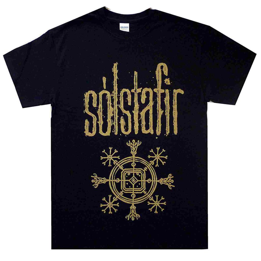 Solstafir Gold Logo Symbol Shirt S-XXL T-Shirt Prog Black Metal T-Shirt Offiziell