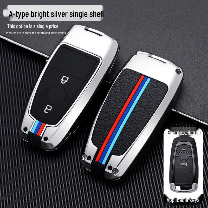 2020 Ford Escape & 2022 Mondeo Edge Two-Button Car Key Case