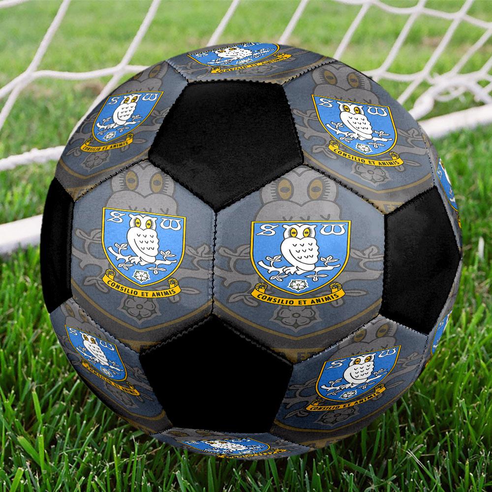 1pc Sheffield Wednesday Football Club Soccer Ball Size 5 Indoor Soccer Ball Fashion Colorful Backyard Game - Great For Sports Fans Gift HE104