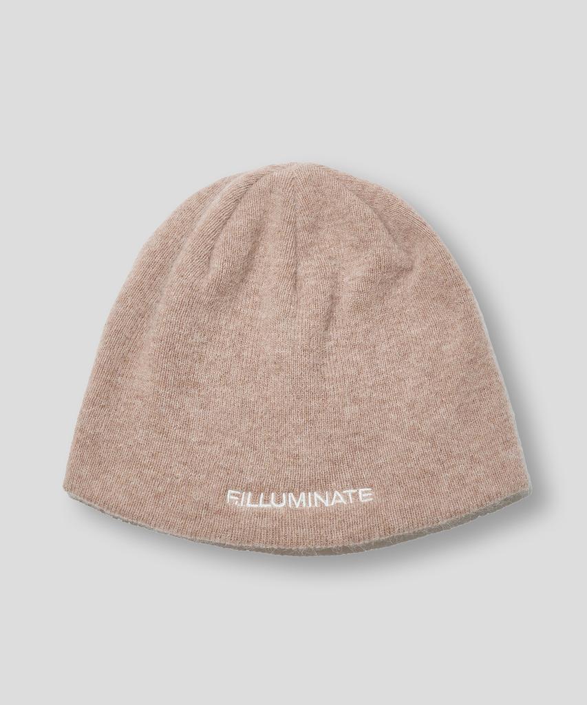 FILLUMINATE Hairy Logo Beanie-Pink