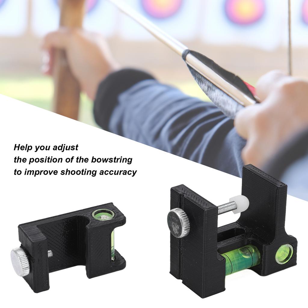 2Pcs Bow String Level Kit Efficient Accurate Adjustment Archery Level Tuning and Mounting String Tool