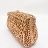 White Rhinestone Evening Bag Lady Handbags Hollow Out Wome’s Diamond Dinner Bag Crystal Gold Metal Celebrities Clutches Bags