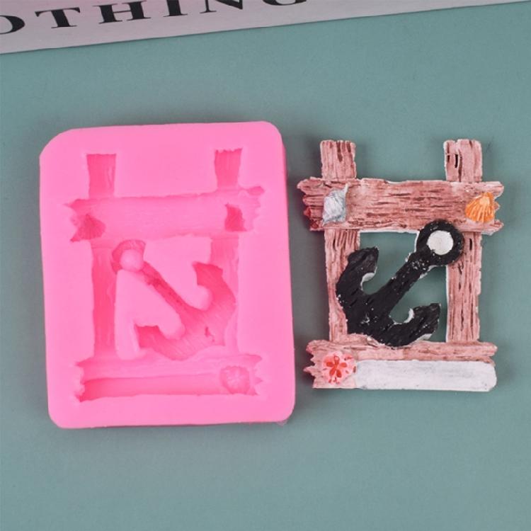 Anchor-Sailboat Shape Soap Candle Mold Silicone Mold for Resin Candle Mold