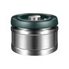 Vacuum Seal Container With 304 Stainless Steels Construction Kitchen Canister Metal Dry Goods Storage Organiser
