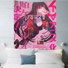 Kakegurui Jabami Yumeko Chart Tapestry Art Science Fiction Room Home Decor Cheap Hippie Wall Hanging