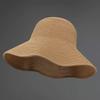 Fisherman Hat Solid Color Wide Brim Straw Hat Breathable Simple Weave Bucket Hat Soft Korean Style UV Protection Cap Party