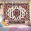 Bohemian Mandala Tapestry Vintage Ethnic Wall Hanging Boho Aesthetic Mandala Bedroom Living Room Dorm Wall Decor