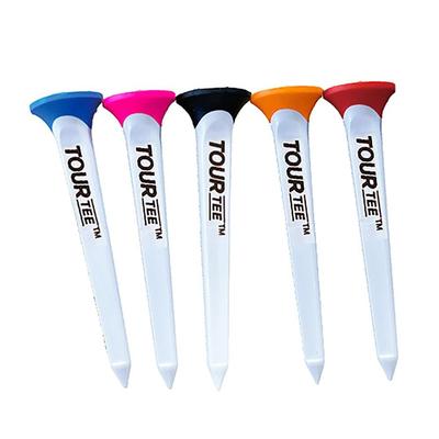 TOURTEE Tour T-80mm Tee de Golf 5 piezas