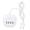 Home Office 4 Port USB Charger Desktop Universal Intelligent Mobile Phone Chargers 2.4A