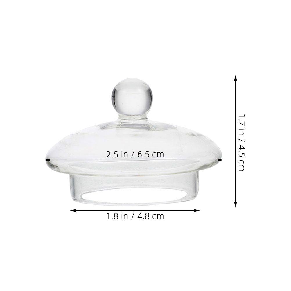 Glass Teapot Lid Replacement Heat Resistant Clear Teapot Cover Kitchen Household Tea Kettle Glass Lid Tea Pot Accessory