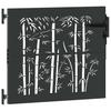 Garden Gate 85 X 100 Cm Powder Coated Steel Black