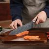 YUJIA Kuchyňský nůž Nerezový nůž Japonský kuchyňský nůž Santoku Losos Sushi Nůž