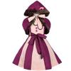 Wonderland Park Children's Purple Smiling Cat Cosplay Party Dress