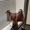 Y2k Buckle Armpit Bag Vintage Spicy Girl Handbag Retro Rivet Shoulder Bag  Women