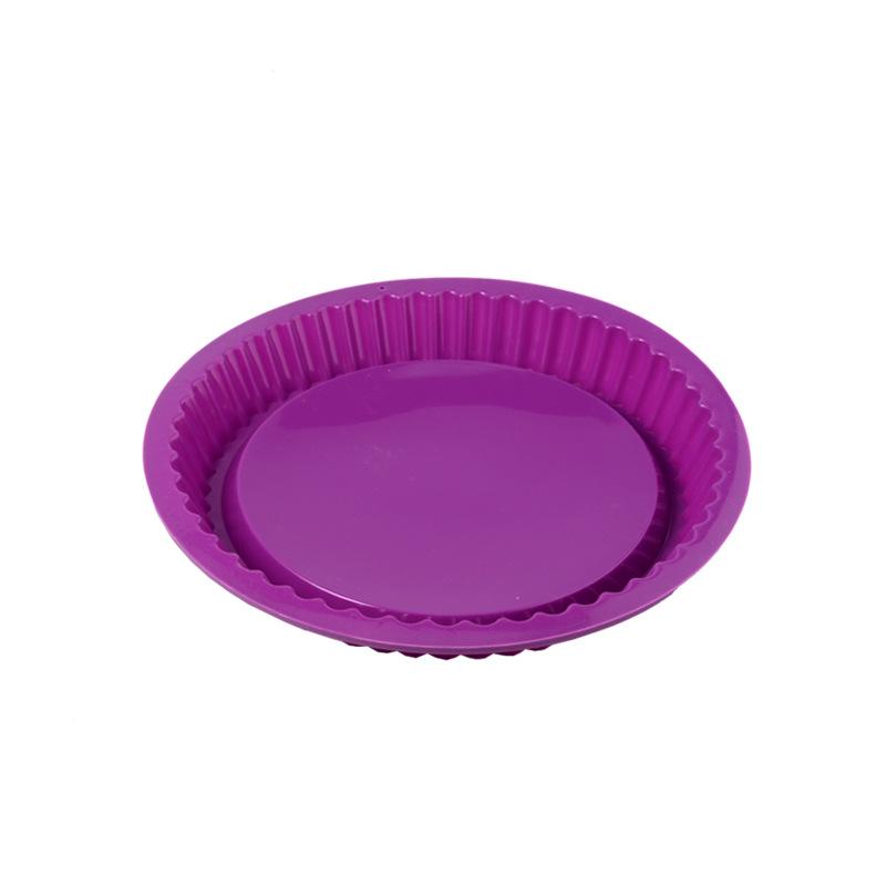 1pc 10inch High-Temperature Silicone Cake Mold for Easy Baking - Round Shape- Perfect for Cakes and Pizzas