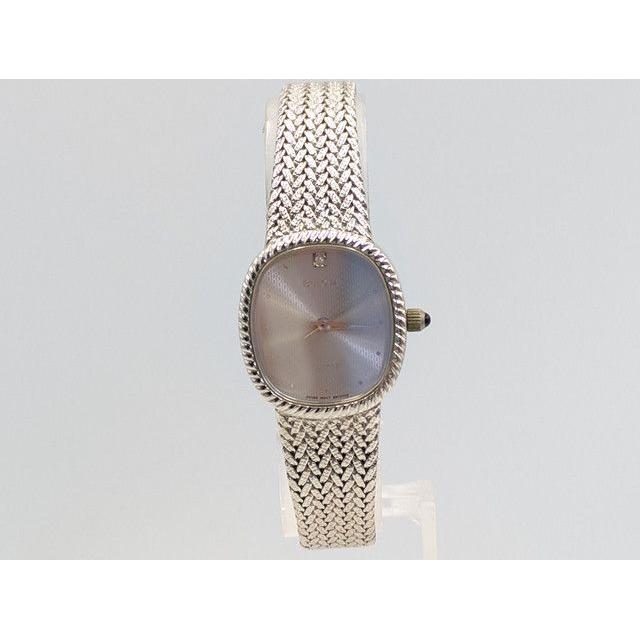 Used Bulova Ladies Quartz Dress Watch with Diamond 8970103 Ladies Watch