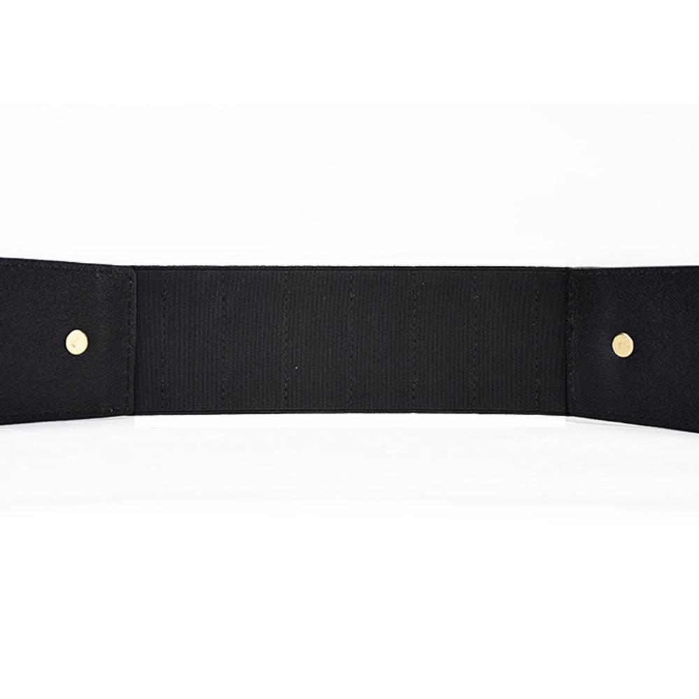 Black Fashion Camel Dress Women Party Buckle Women Waistband Solid Color Wide Belt Dress Waistband