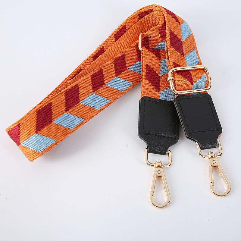 

New Diamond Bag with Color Bag Accessories Wide Shoulder Strap Adjustable Versatile Women s Bag Crossbody Replacement Strap
