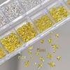 Gold & Silver Cross Starburst Nail Art Studs and Dots