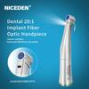 Niceden Dental Low Speed Portable Implant Models Dental Implants E Connector Handpiece 20:1 Implant Machines Motor Equipment