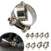 1PCS 44-47mm Motorcycle Exhaust Pipe Clamp Stainless Steel Muffler Fixed Caliper