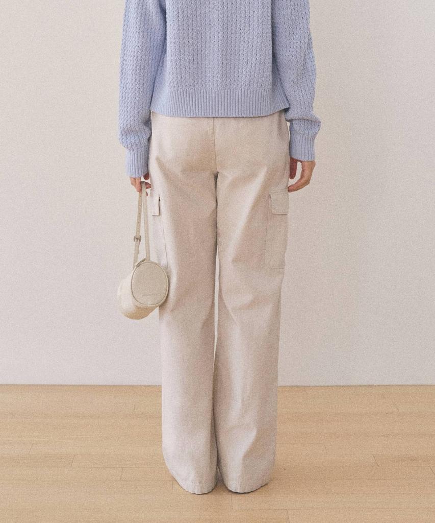 Manggomaenipeullijeu Tetta Washed Pants_Mist