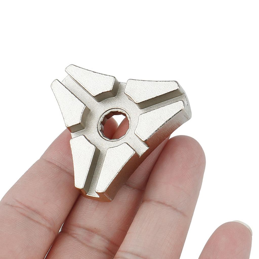 Bike Wheel Rim Truing Repair Tool Carbon Steel Robust Structure Tool Spoke Wrench 3 Size In One Bike Spoke Nipple Wrench