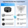Non-slip 1/4 Screw Tripod Adapter Aluminum Zinc Zinc Alloy Bracket Fixing Adapter  Accessories
