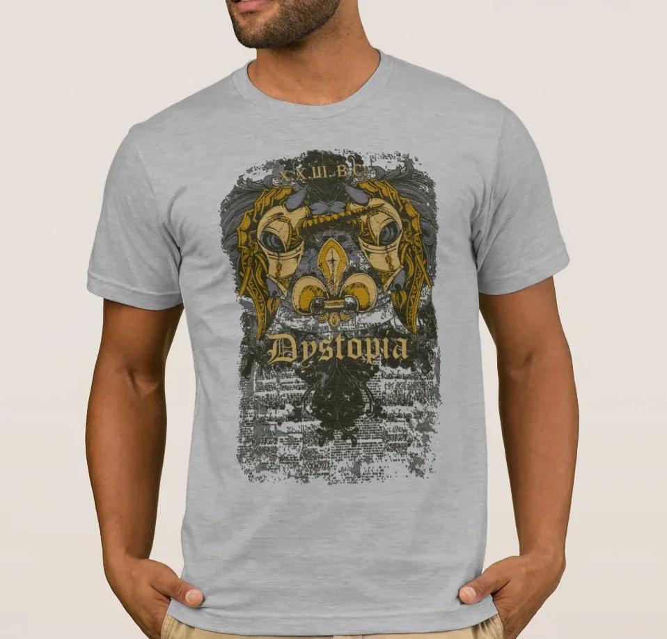 Dystopia Honor Fortune TShirt 100 Cotton ONeck Summer Short Sleeve Casual Mens Tshirt Size S3XL