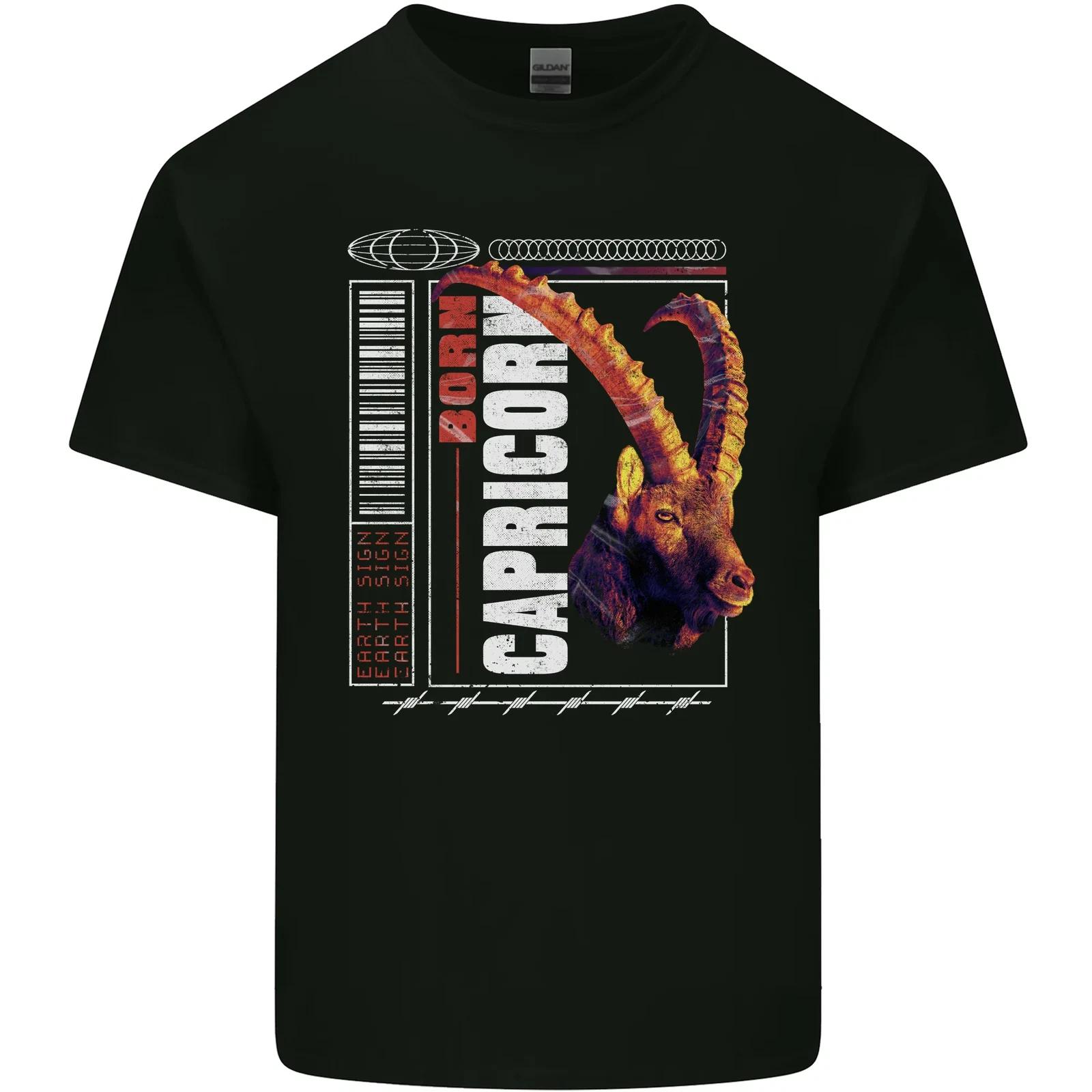 

Born Capricorn Birthday Star Sign Kids T-Shirt Childrens S