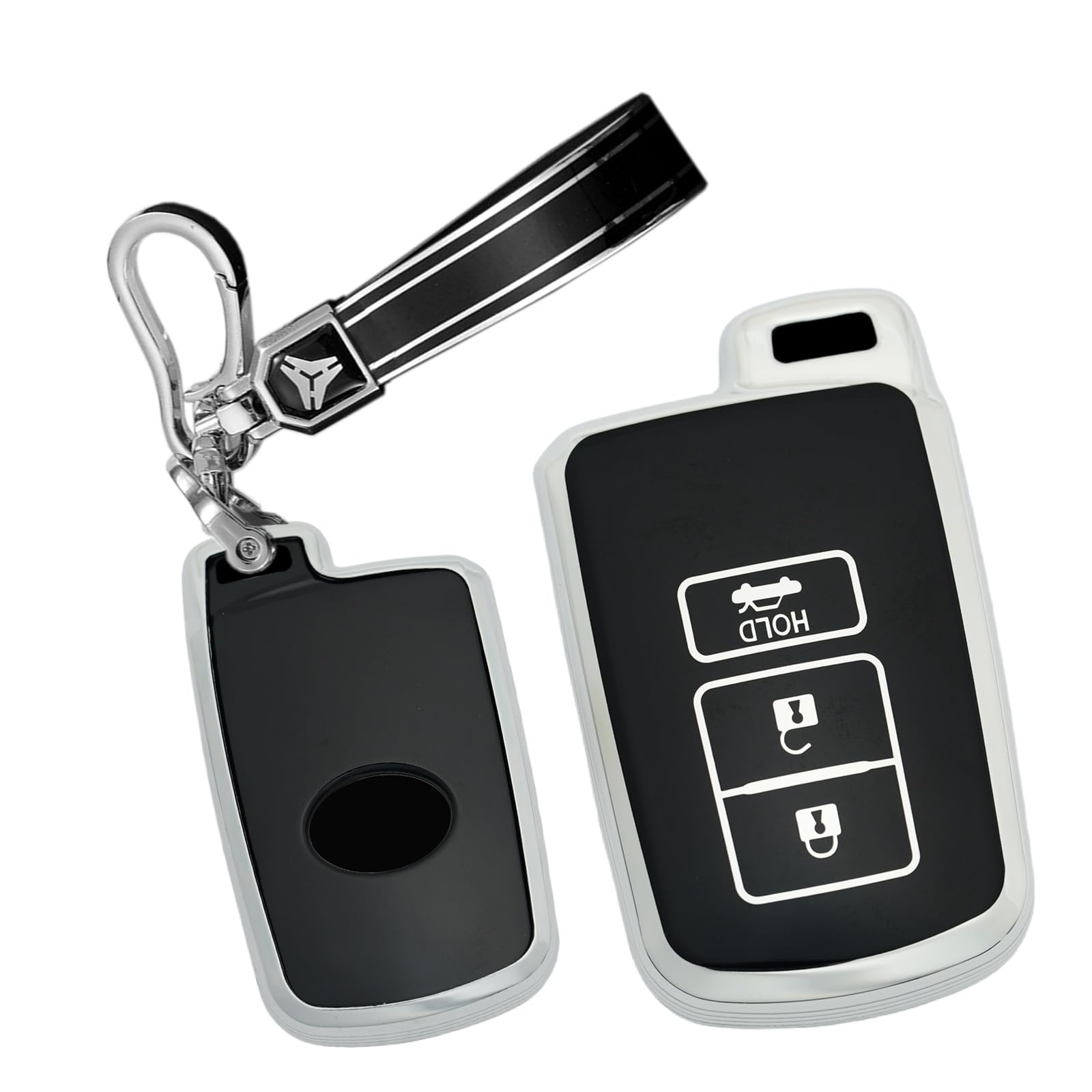 Для Toyota, Чехол для ключа, Держатель для ключа, Защита ключа, Совместим с Toyota, Harrier, Alphard, Esquia, Compatible with car genuine