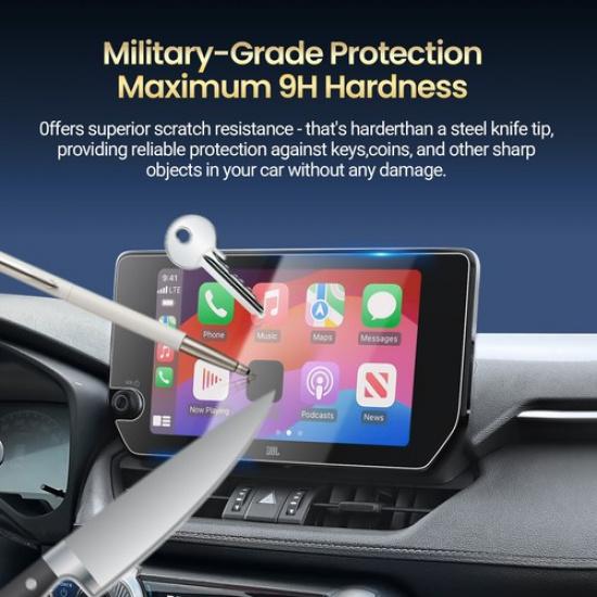 RUIYA Car Touch Screen Protector Tempered Glass 10.5" For 2023-2025 Toyota RAV4