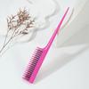 1pc fashionable mouse tail comb - heat-resistant carbon fiber comb with durable ABS handle For Hair Accessories
