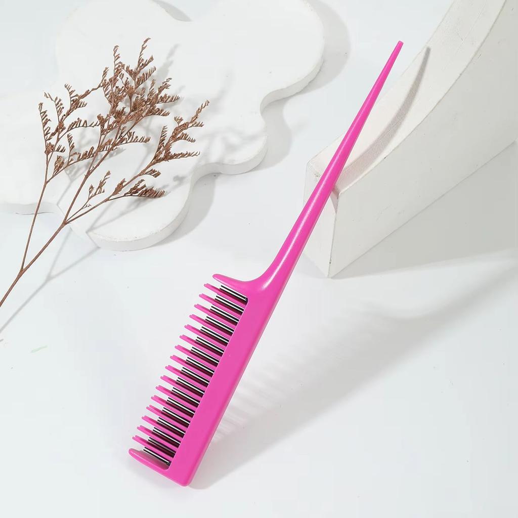 1pc fashionable mouse tail comb - heat-resistant carbon fiber comb with durable ABS handle For Hair Accessories