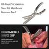 1/2/3 Set Rib Film Remover Ergonomic Handle BBQ Fat Trimmer Poultry Prep Beef Pretreatment Tool Rib Membrane Removal Tool